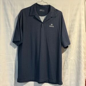 Nike Men's Navy Patterned Polo